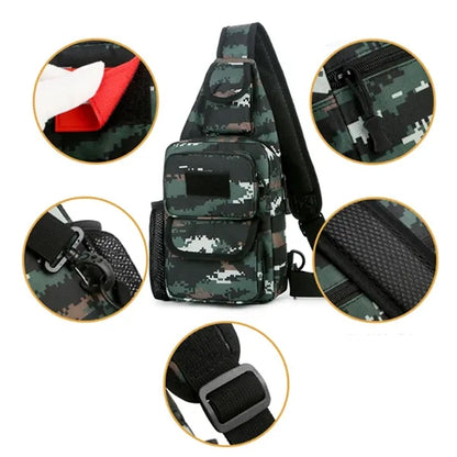 Camouflage Tactical Outdoor Travel Sling Crossbody Bag