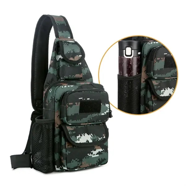 Camouflage Tactical Outdoor Travel Sling Crossbody Bag