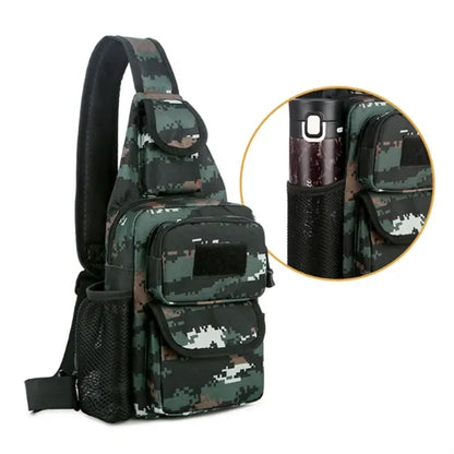 Camouflage Tactical Outdoor Travel Sling Crossbody Bag
