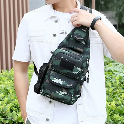 Camouflage Tactical Outdoor Travel Sling Crossbody Bag