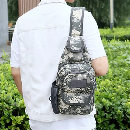 Camouflage Tactical Outdoor Travel Sling Crossbody Bag