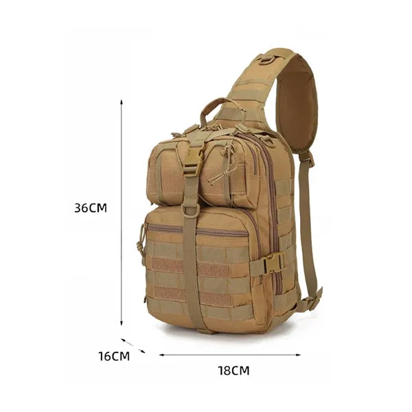 Military Tactical Outdoor MOLLE Sling Backpack Crossbody Bag