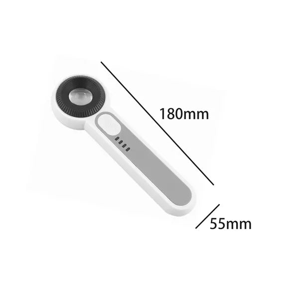 Touch LED Handheld Magnifier Rechargeable Magnifying Glass