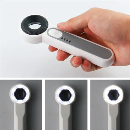 Touch LED Handheld Magnifier Rechargeable Magnifying Glass