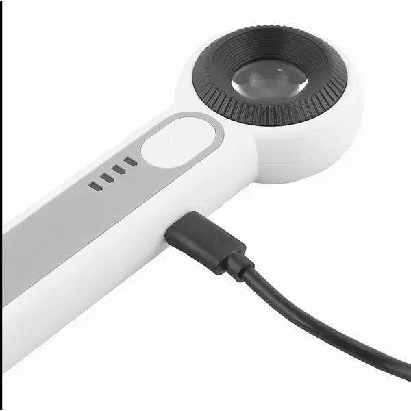 Touch LED Handheld Magnifier Rechargeable Magnifying Glass