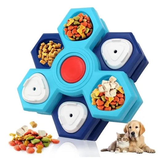 Dog Puzzle Interactive Turntable Toys 4 Levels