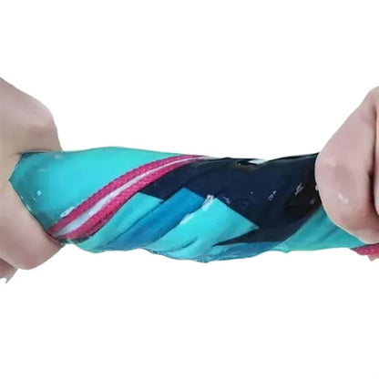 RainbowRipple Luxury Beach Towel