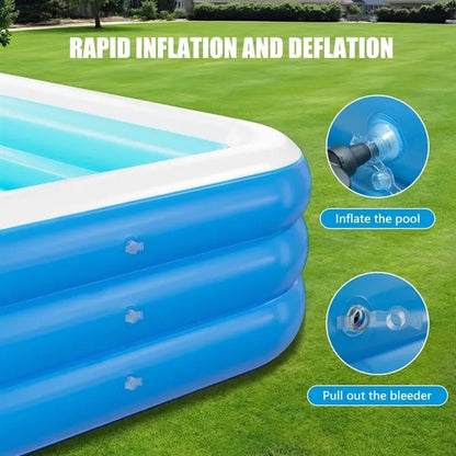Super Large Family Friendly Giant Inflatable Swimming Pool