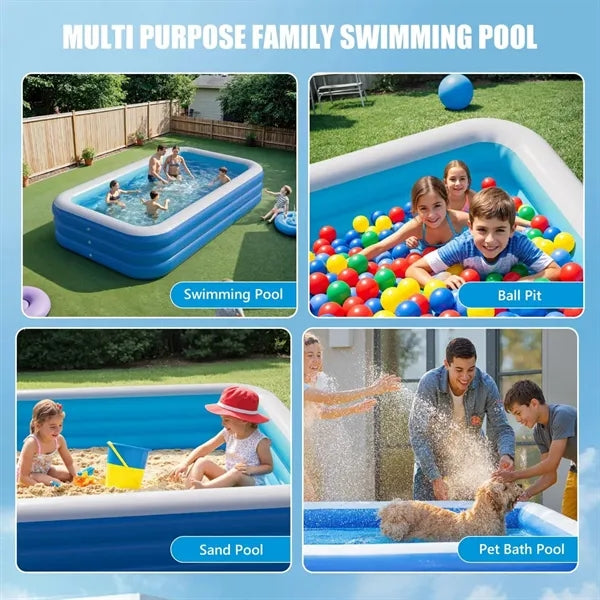 Super Large Family Friendly Giant Inflatable Swimming Pool