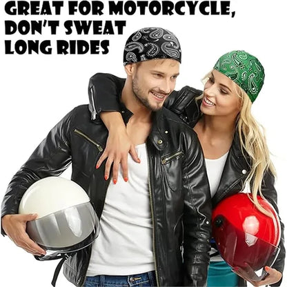 Unisex Cooling Skull Cap Motorcycle Helmet Liner