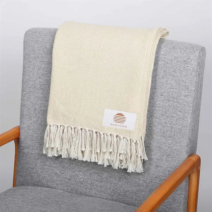 reGen rPET Woven Throw Blanket