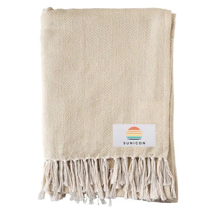 reGen rPET Woven Throw Blanket