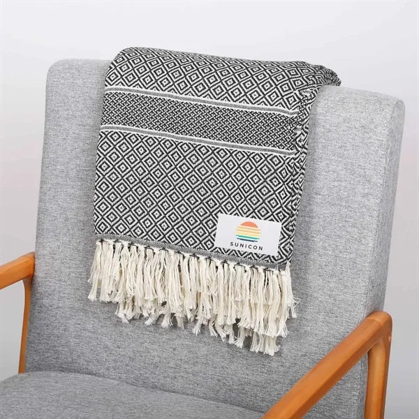 reGen rPET Woven Throw Blanket