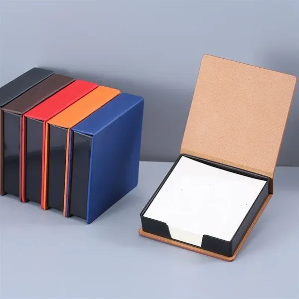PU Faux Leather Sticky Note Holder