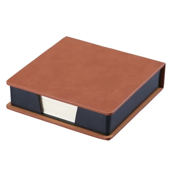 PU Faux Leather Sticky Note Holder