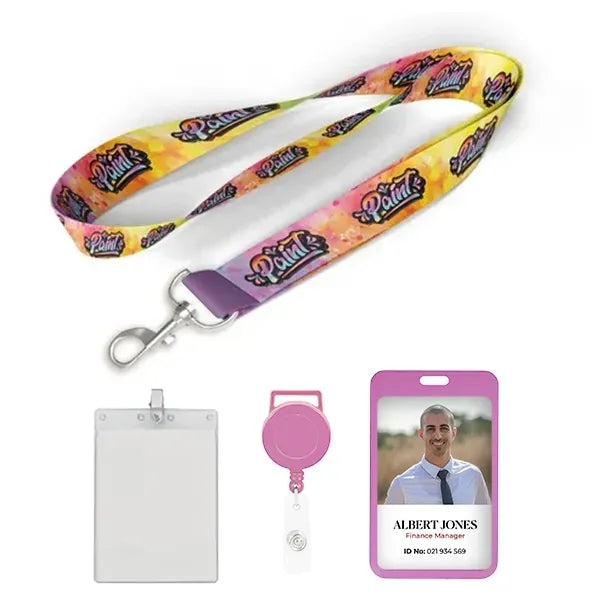 3/4 inch Full Color Lanyard
