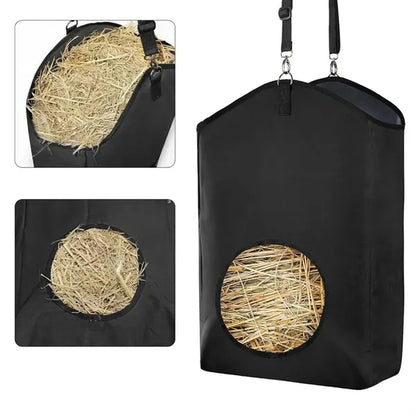 Durable Hanging Dry Grass Storage Weed Horse Hay Bag