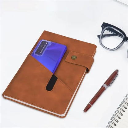 A5 Leather Journal Notebook Set with Pen & Gift Bag
