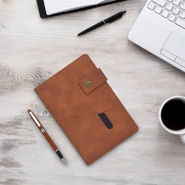 A5 Leather Journal Notebook Set with Pen & Gift Bag