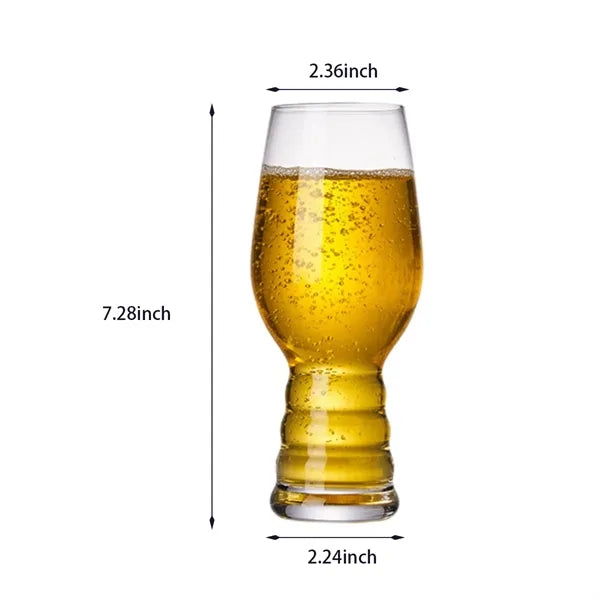 Professional quality home bar craft beer tasting glasses