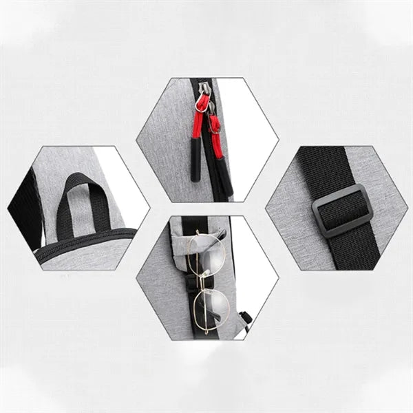 Waterproof Adjustable Crossbody Travel Sling Bag