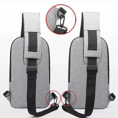 Waterproof Adjustable Crossbody Travel Sling Bag