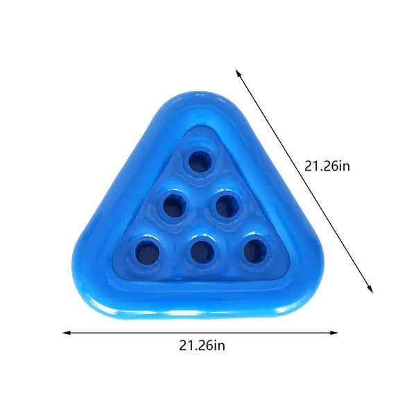 Pool party drinking game set holder floating beer pong rack