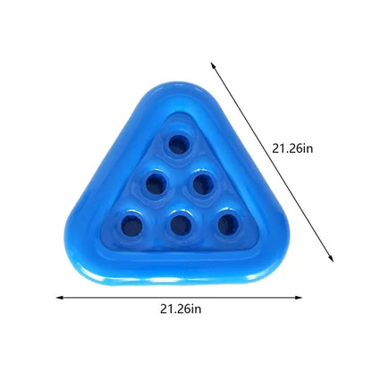 Pool party drinking game set holder floating beer pong rack