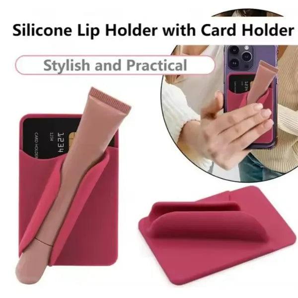 Phone Case Lip Gloss & Card Holder