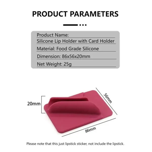Phone Case Lip Gloss & Card Holder