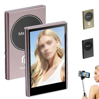 Vlogging magnetic wireless phone selfie monitor screen