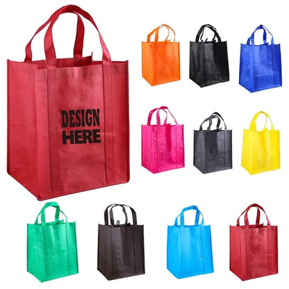 Personalized Logo Non-Woven Fabric Tote Bags for Shopping