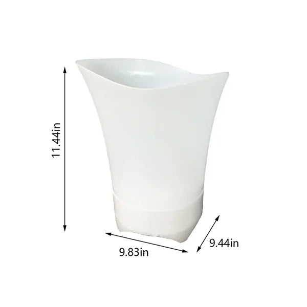 Large home bar beer LED ice bucket with bluetooth speaker