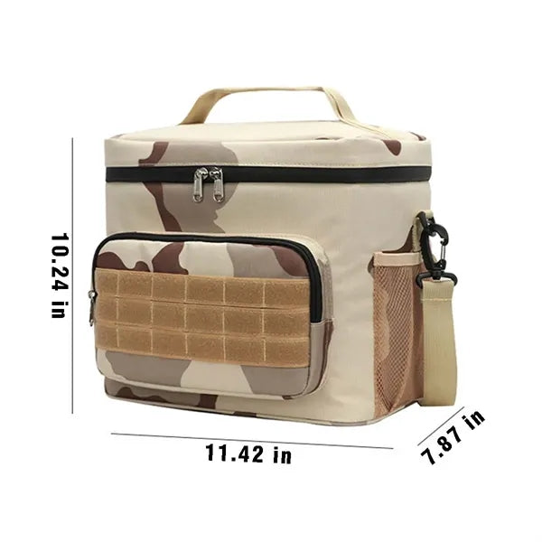 Picnic beach shoulder insulated large lunch bag cooler tote