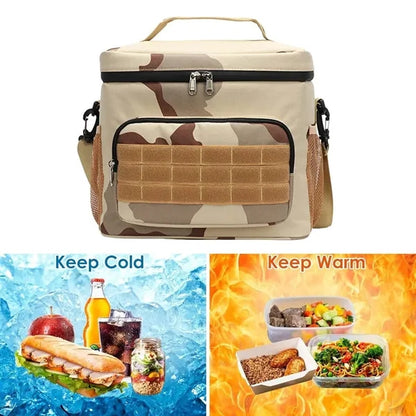 Picnic beach shoulder insulated large lunch bag cooler tote