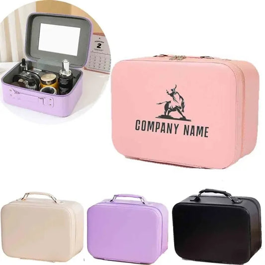 Travel Cosmetic Bag with Mirror