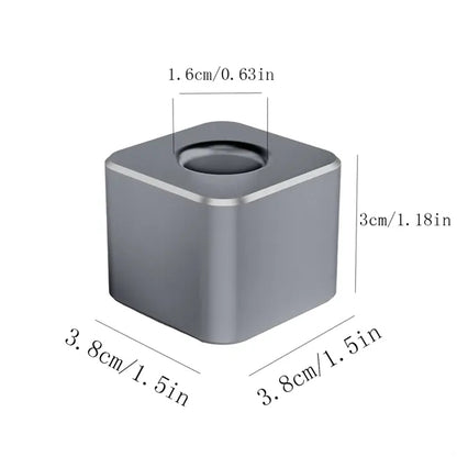 Desk Display Non Slip Base Aluminum Single Hole Pen Stand