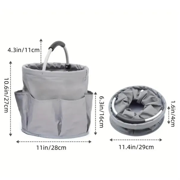 Large Capacity Foldable Multifunction Handle Storage Basket