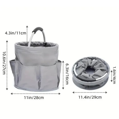 Large Capacity Foldable Multifunction Handle Storage Basket