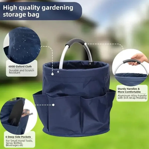 Large Capacity Foldable Multifunction Handle Storage Basket