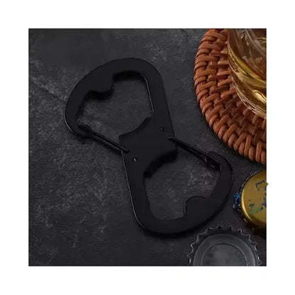 Stainless Steel Figure-8 Bottle Opener Carabiner