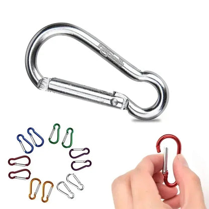 Refined Carabiner Clip Keychain
