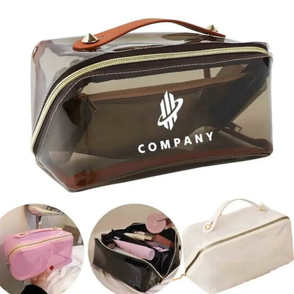 Clear Makeup Pouch With Handle