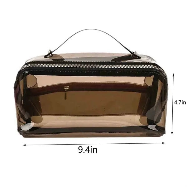 Clear Makeup Pouch With Handle