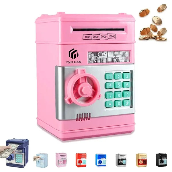 Kids toys electronic password cash coin can piggy bank