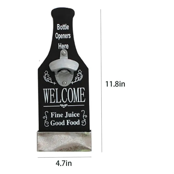 Cocktail Beer Bottle Opener Bar Restaurant Wall Decoration