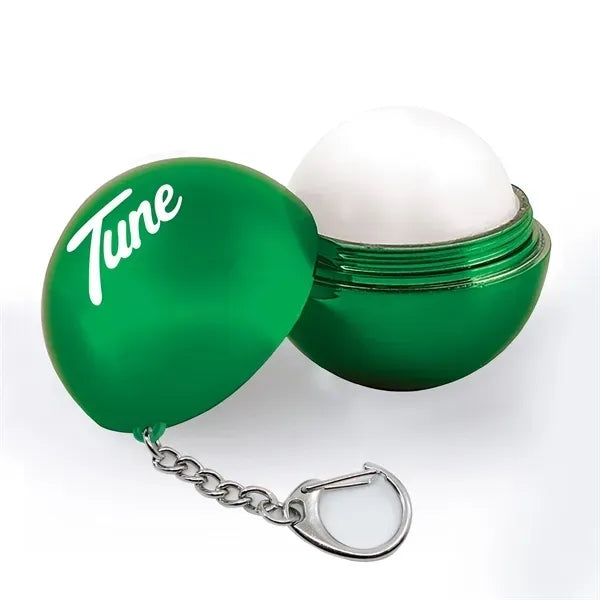 Metallic Lip Balm with Keychain