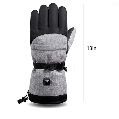 Heated Winter Outdoor Sports Skiing Gloves For Men Women