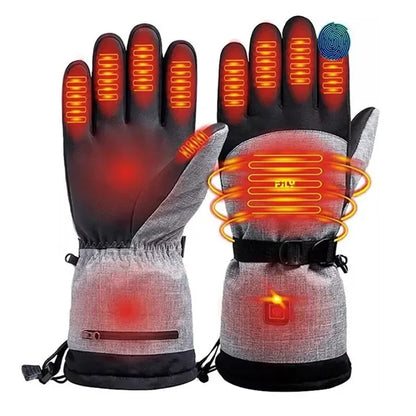 Heated Winter Outdoor Sports Skiing Gloves For Men Women