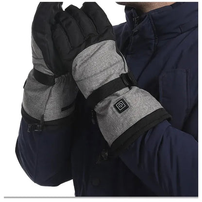 Heated Winter Outdoor Sports Skiing Gloves For Men Women